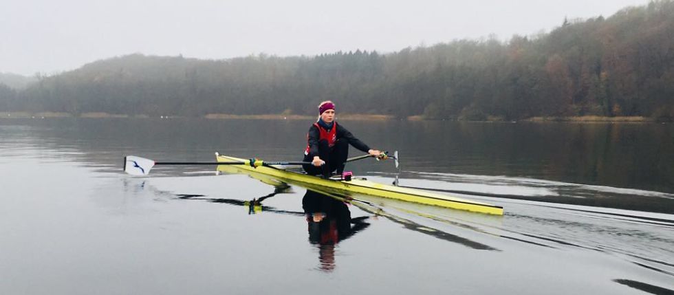 Frieda Hämmerling beim Wintertraining Vorschau